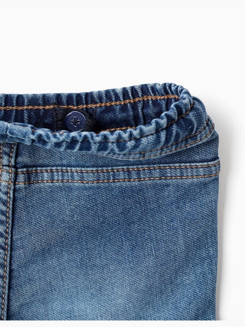 Pantalón vaquero recto con bolsillos cargo - Kiabi