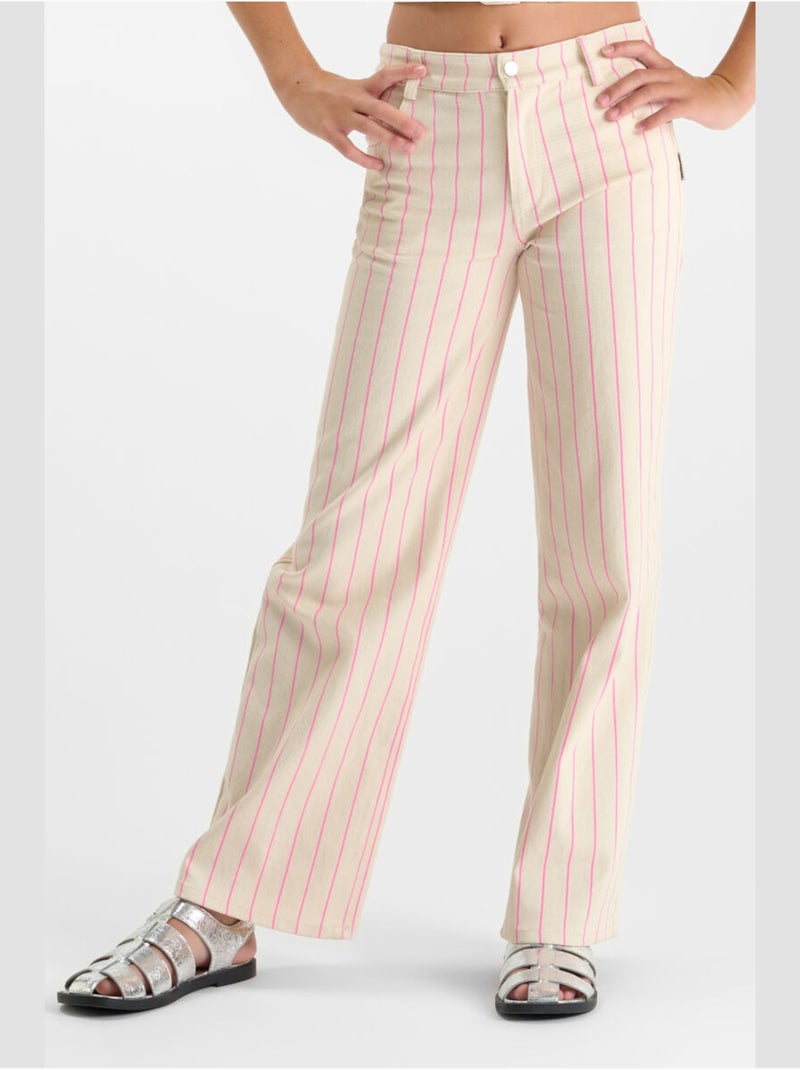Pantalón vaquero recto TYKOGI Beige - Kiabi