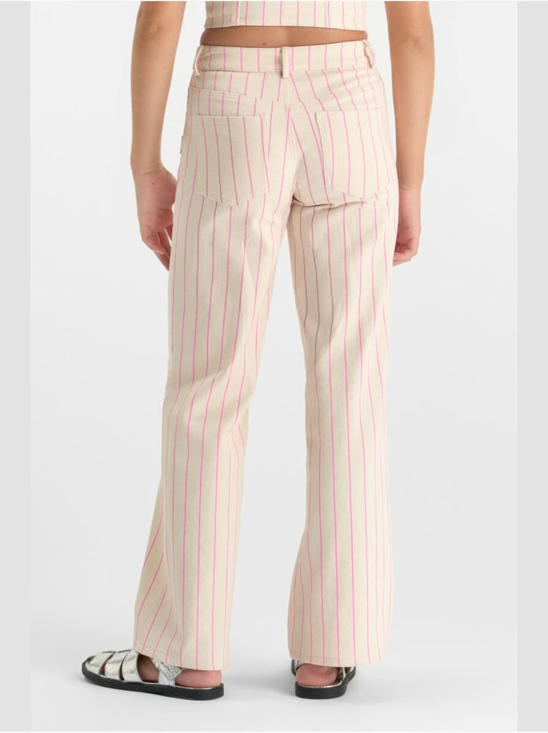 Pantalón vaquero recto TYKOGI Beige - Kiabi
