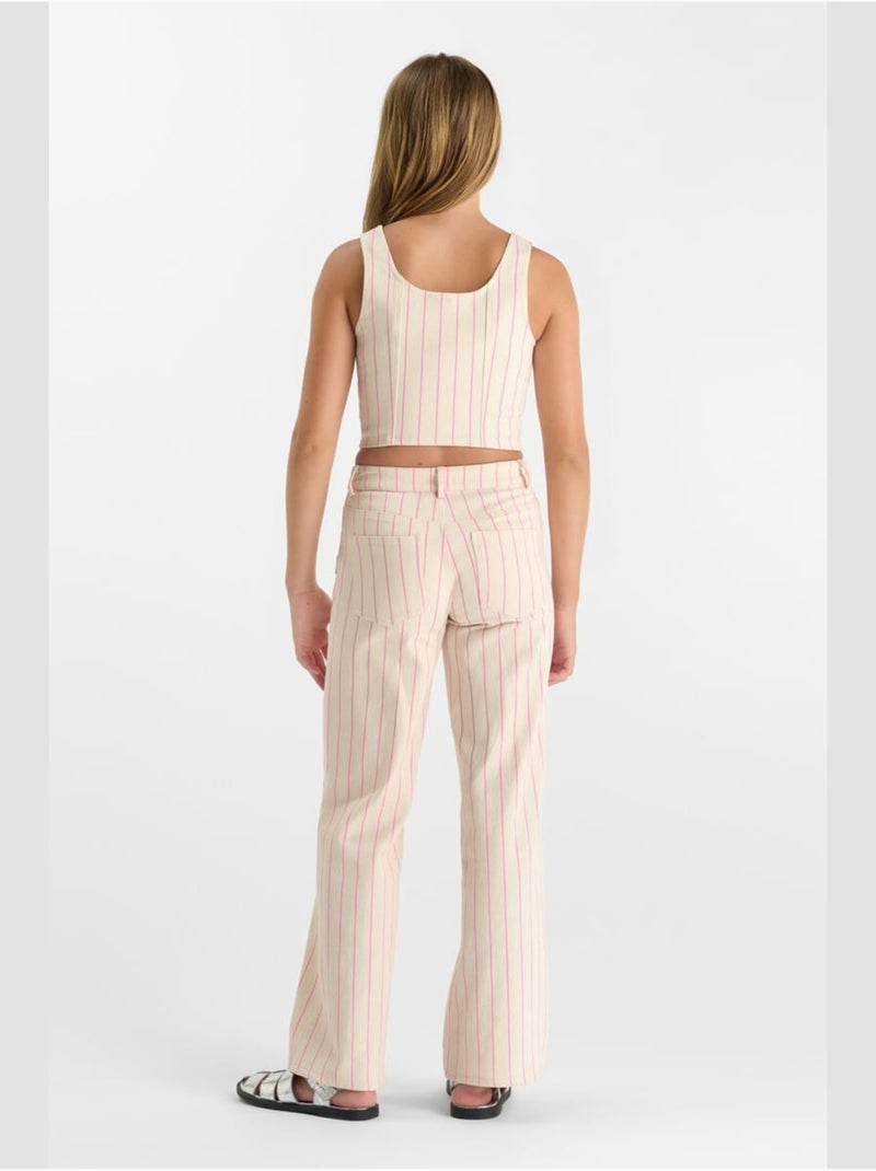 Pantalón vaquero recto TYKOGI Beige - Kiabi