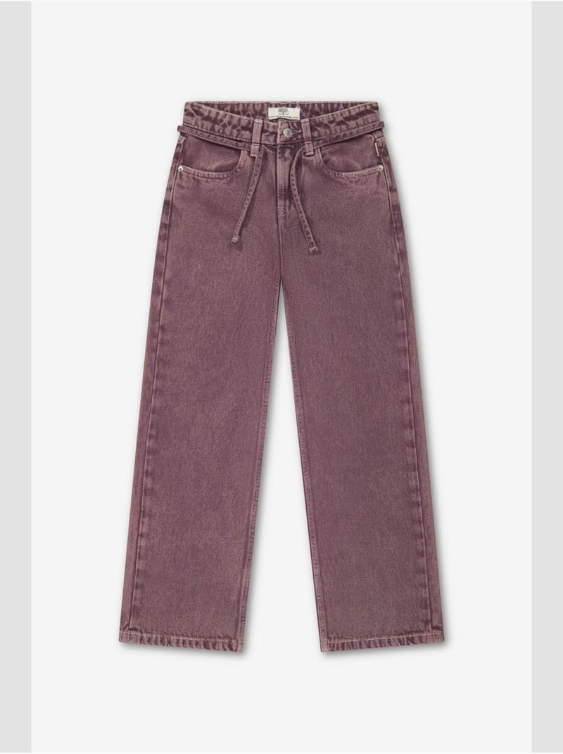Pantalón vaquero recto zuligi Violeta - Kiabi