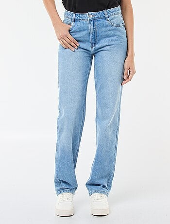 Pantalón vaquero regular de algodón - L34