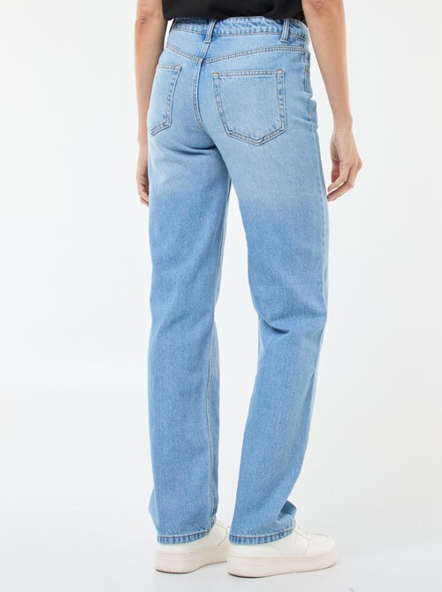 Pantalón vaquero regular de algodón - L34 - Kiabi