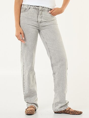 Pantalón vaquero regular de algodón - L34