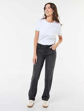 Pantalón vaquero regular de algodón - L34