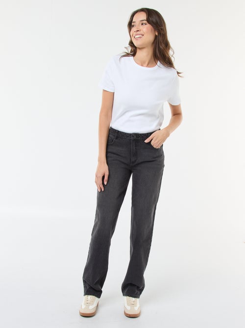 Pantalón vaquero regular de algodón - L34 - Kiabi