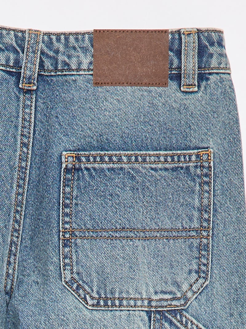 Pantalón vaquero relaxed fit Azul - Kiabi