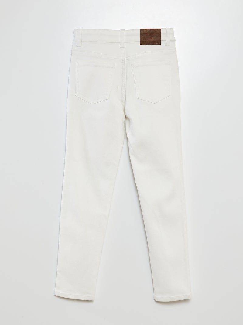 Pantalón vaquero skinny BLANCO - Kiabi