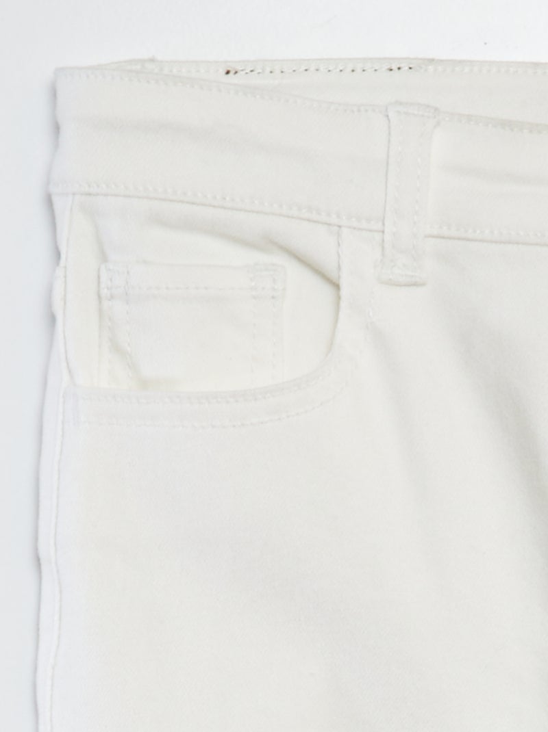 Pantalón vaquero skinny BLANCO - Kiabi
