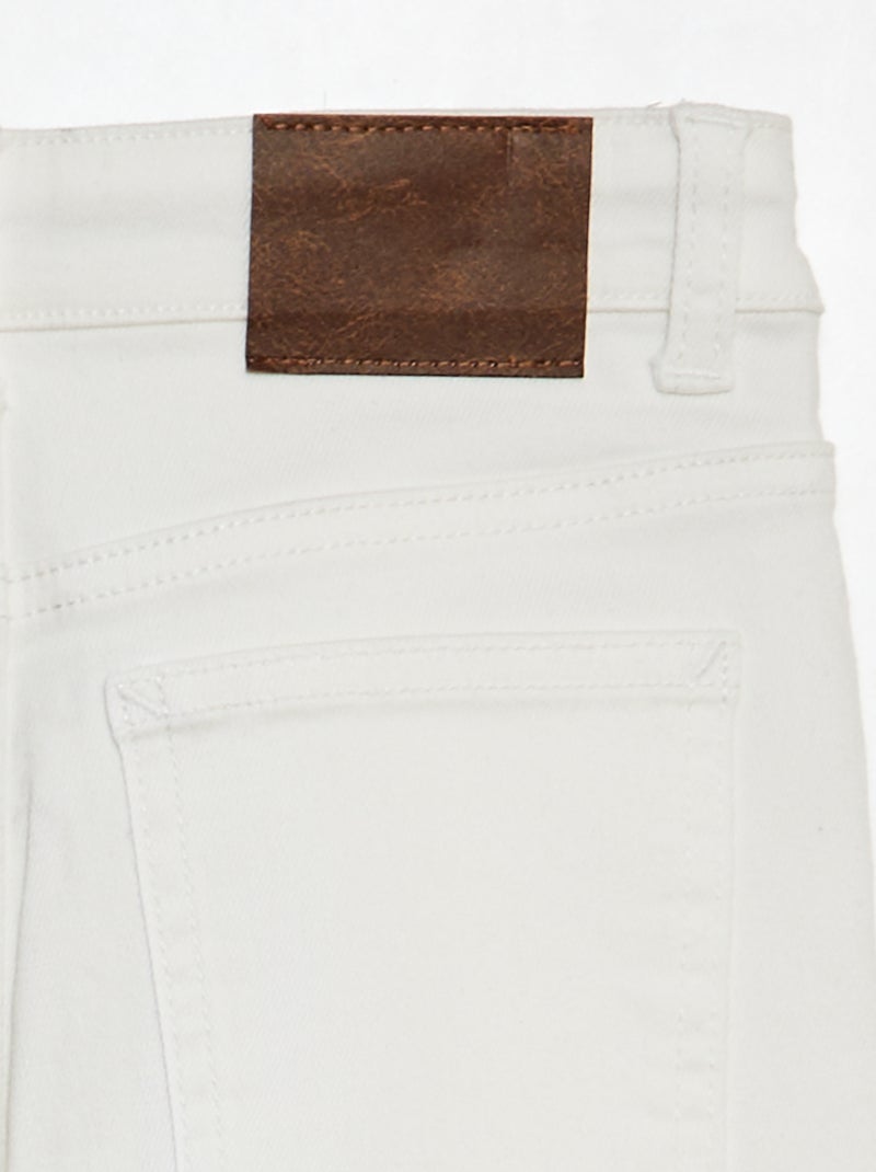 Pantalón vaquero skinny BLANCO - Kiabi