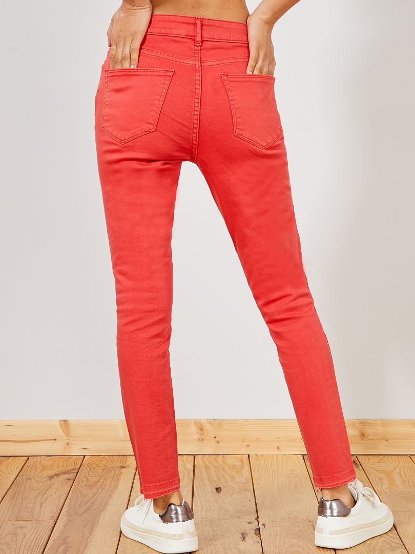 Pantalón skinny - rojo - Kiabi 15.00€