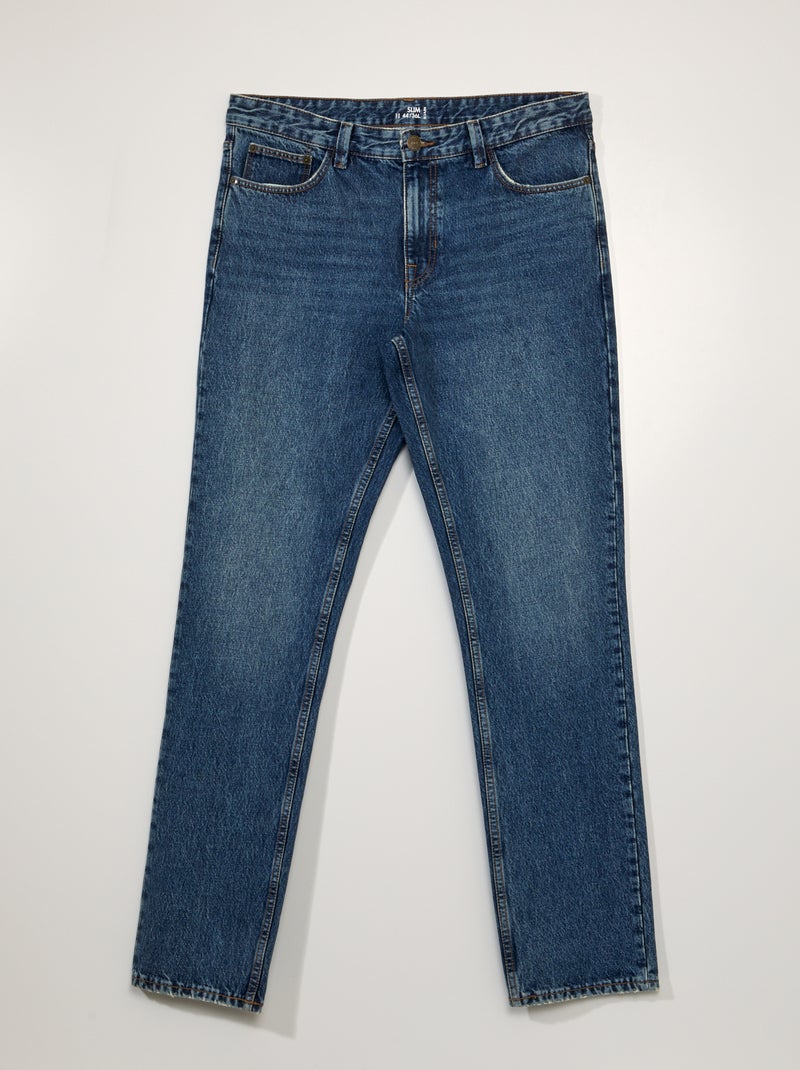 Pantalón vaquero slim - 36L AZUL - Kiabi