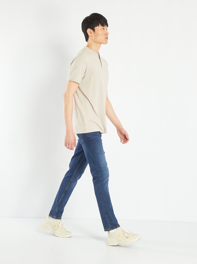 Pantalón vaquero slim - L30 azul - Kiabi