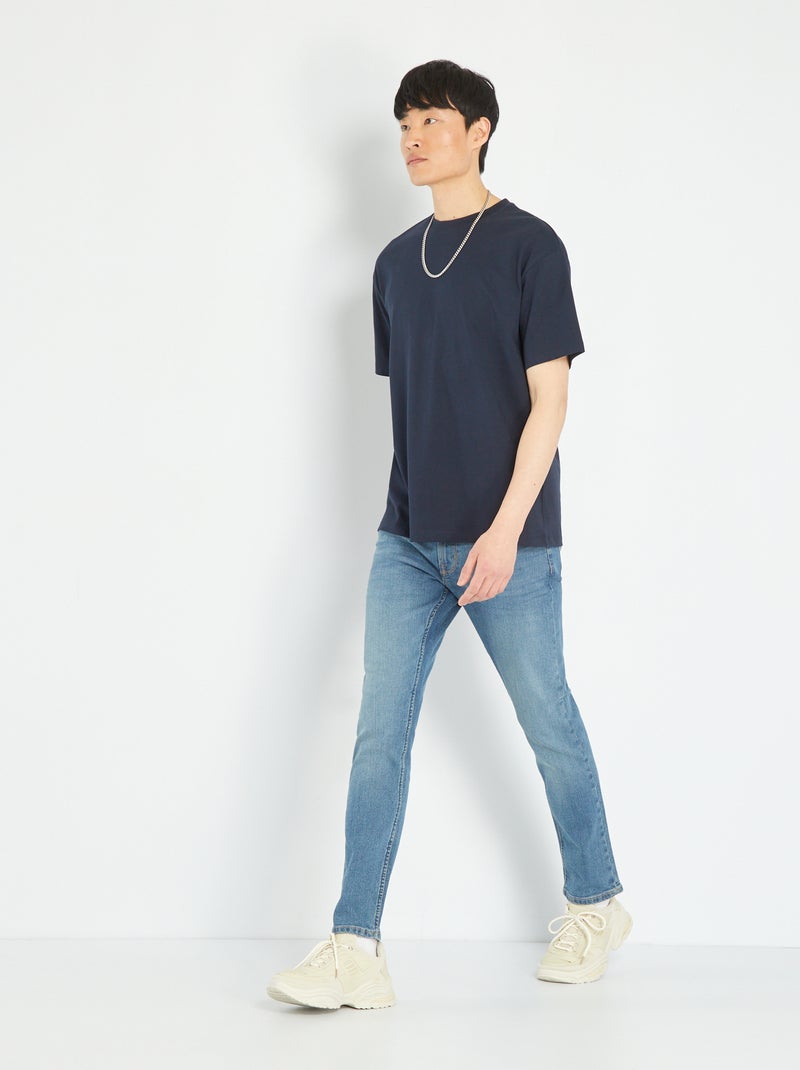Pantalón vaquero slim - L30 AZUL - Kiabi