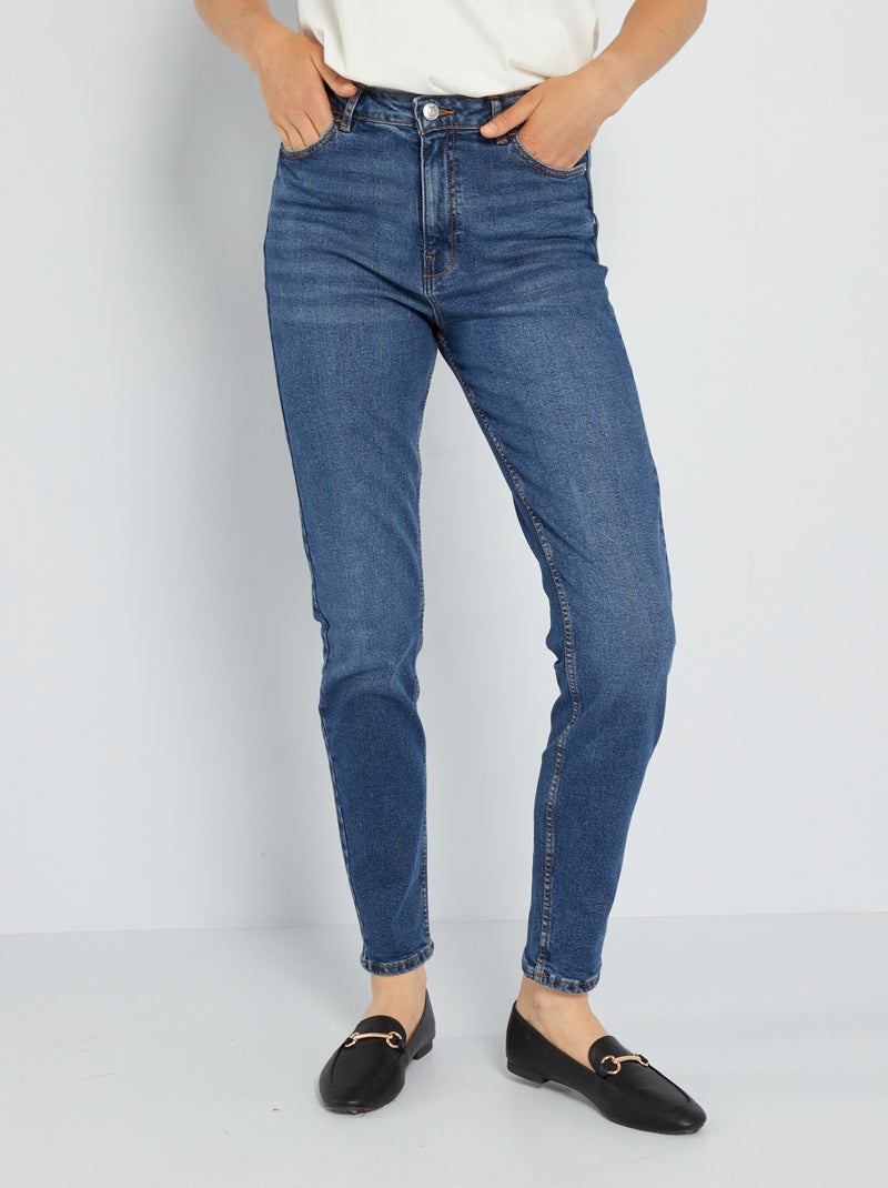 Pantalón vaquero slim - L32 AZUL - Kiabi