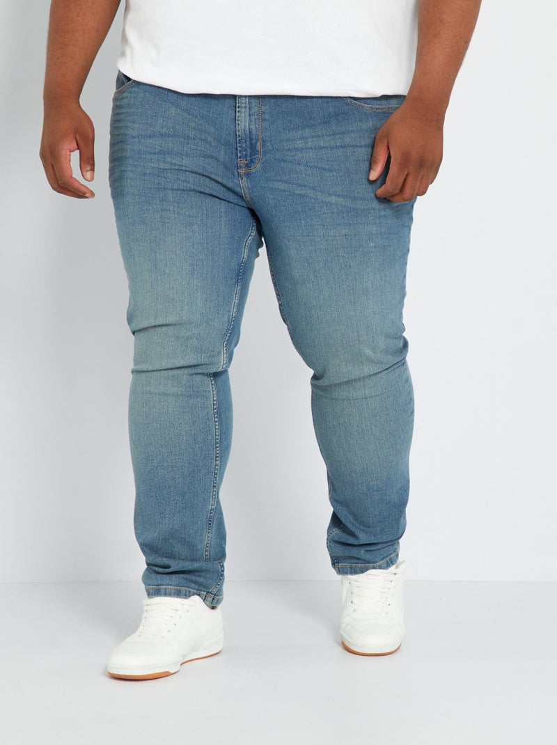 Pantalón vaquero slim - L34 AZUL - Kiabi