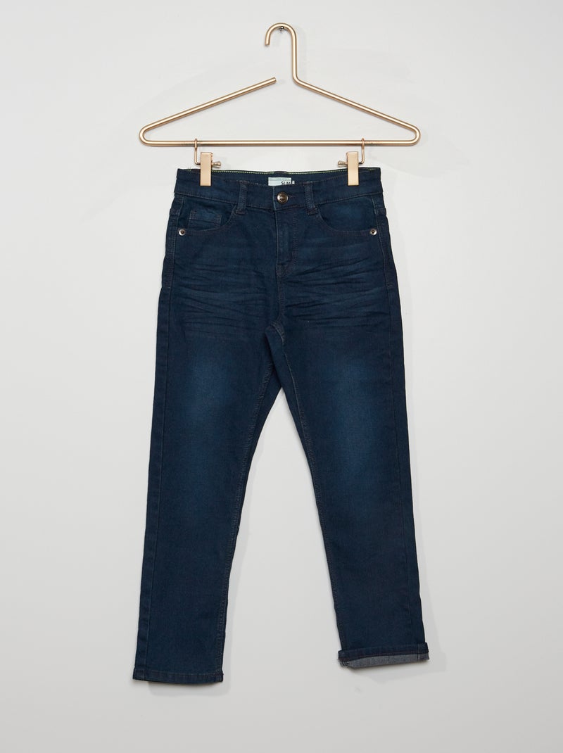 Pantalón vaquero slim azul negro - Kiabi