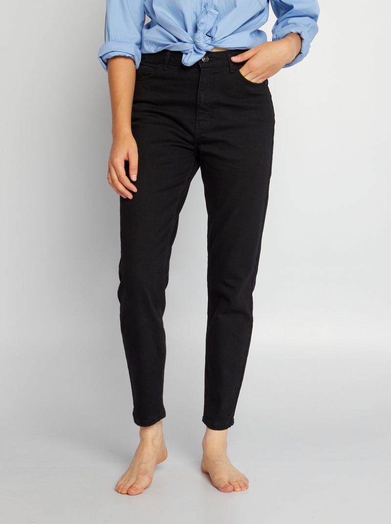 Pantalón vaquero slim L30 NEGRO - Kiabi