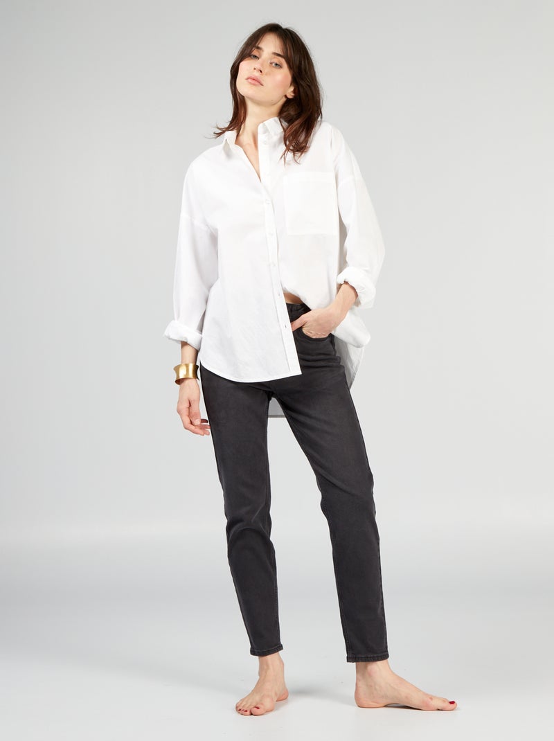 Pantalón vaquero slim L30 NEGRO - Kiabi