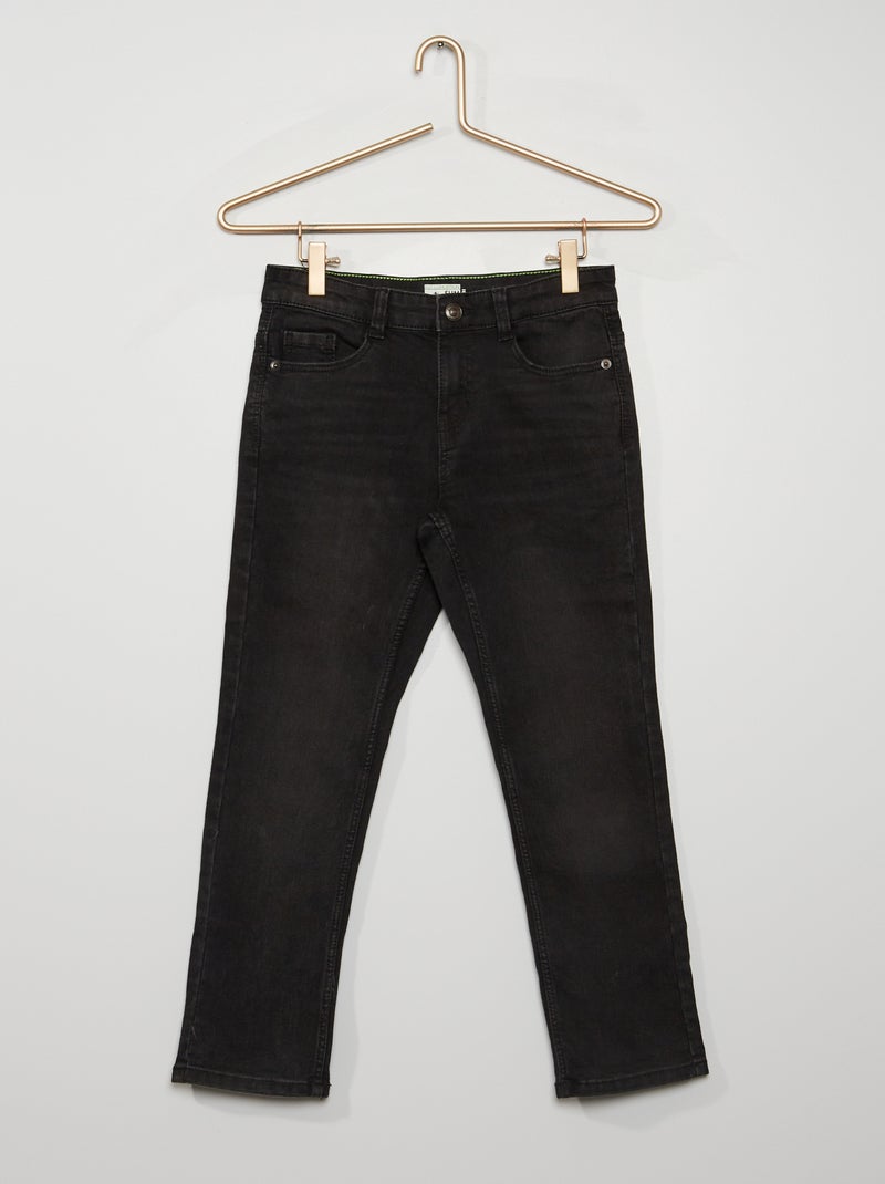 Pantalón vaquero slim NEGRO - Kiabi