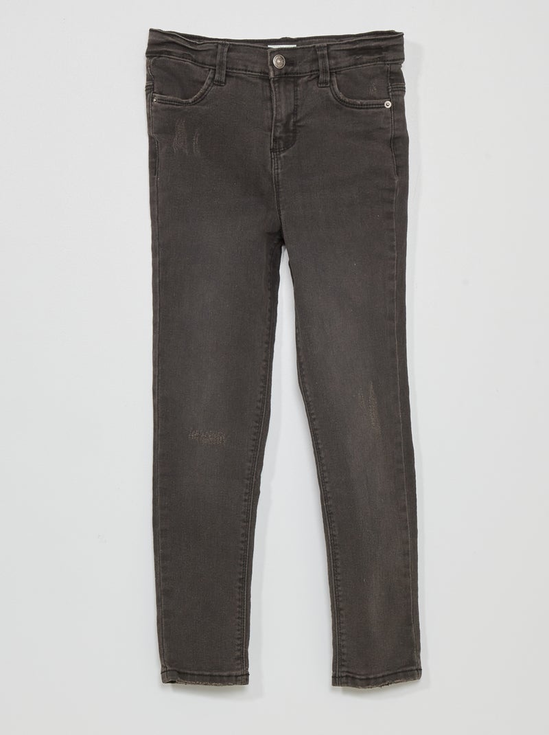 Pantalón vaquero slim NEGRO - Kiabi