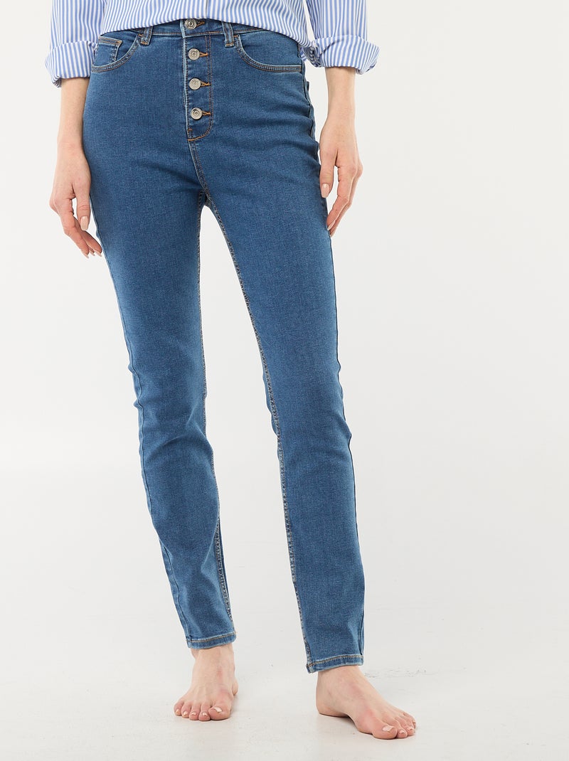 Pantalón vaquero stretch super skinny de algodón Azul - Kiabi