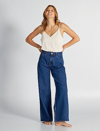 Pantalón vaquero wide leg  - L28