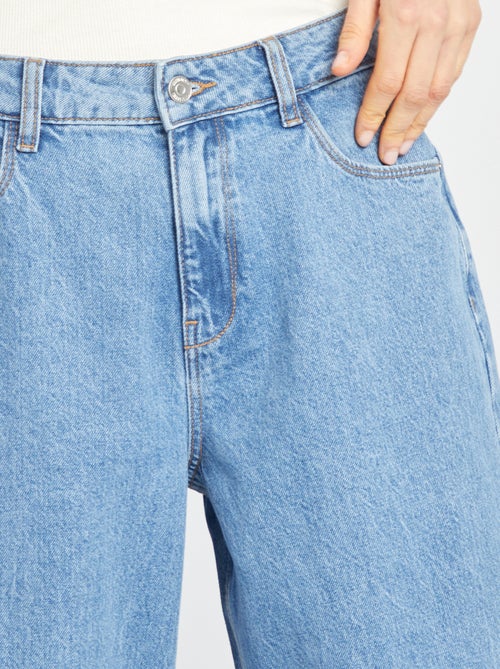 Pantalón vaquero wide leg  - L28 - Kiabi