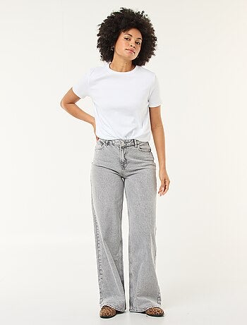 Pantalón vaquero wide leg - L28