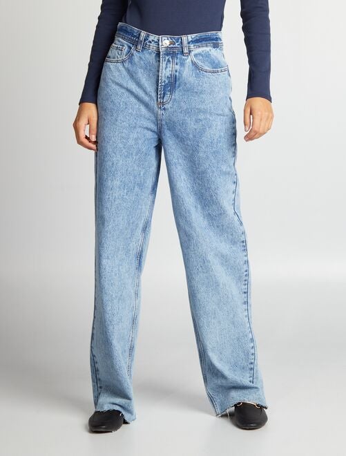 pantalones wide leg hombre