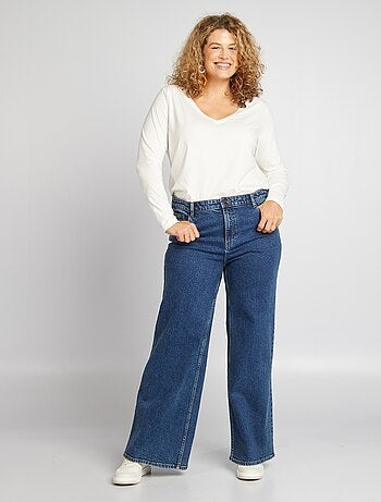 Pantalón vaquero wide leg