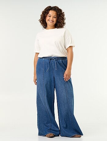 Pantalón vaquero wide leg