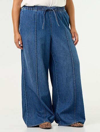 Pantalón vaquero wide leg