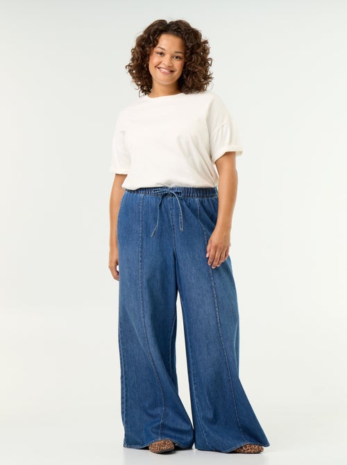 Pantalón vaquero wide leg - Kiabi