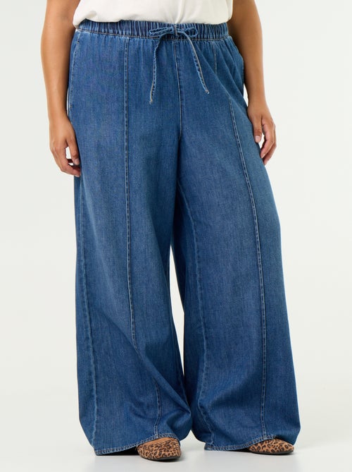 Pantalón vaquero wide leg - Kiabi
