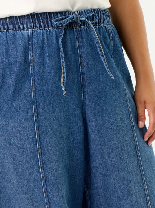 Pantalón vaquero wide leg - Kiabi