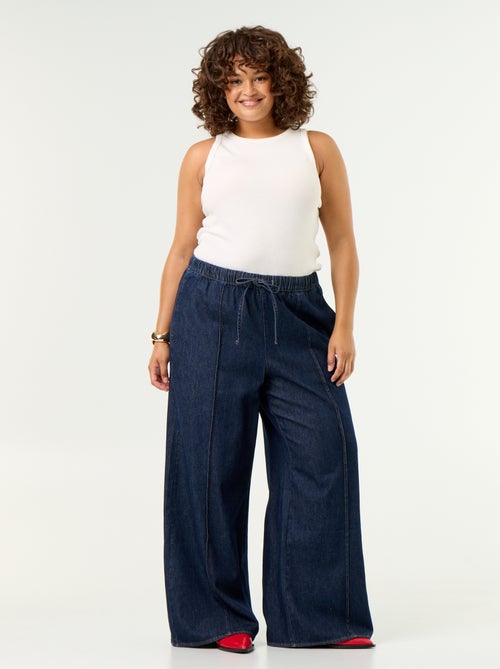 Pantalón vaquero wide leg - Kiabi