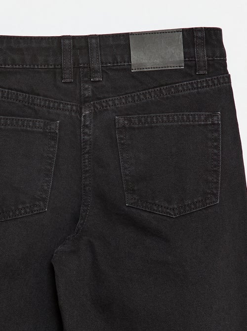 Pantalón vaquero wide leg de efecto plisado - Kiabi