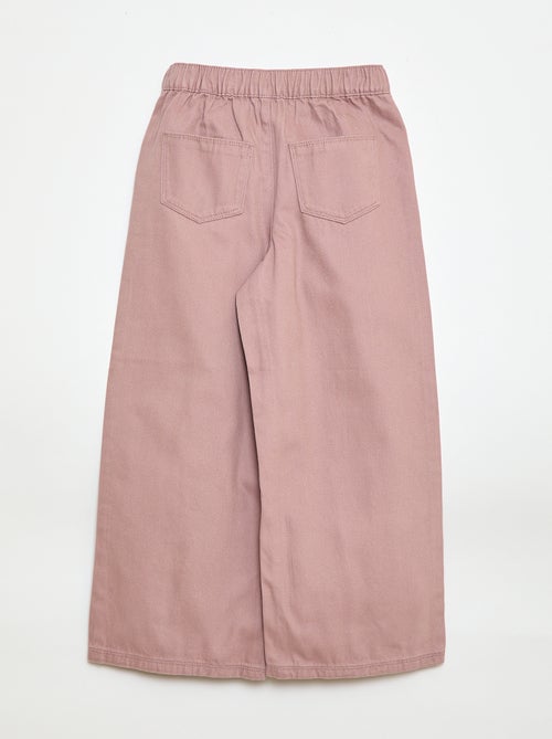 Pantalón wide leg - Corte + cómodo - Kiabi