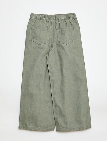 Pantalón wide leg - Corte + cómodo