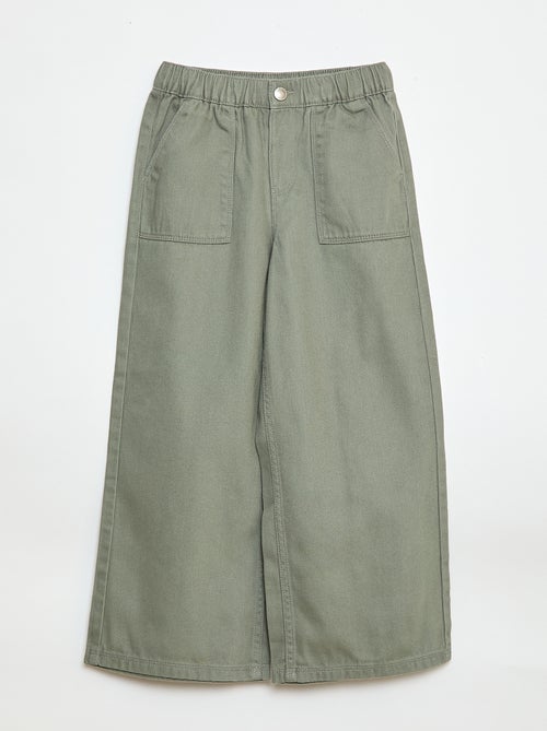 Pantalón wide leg - Corte + cómodo - Kiabi