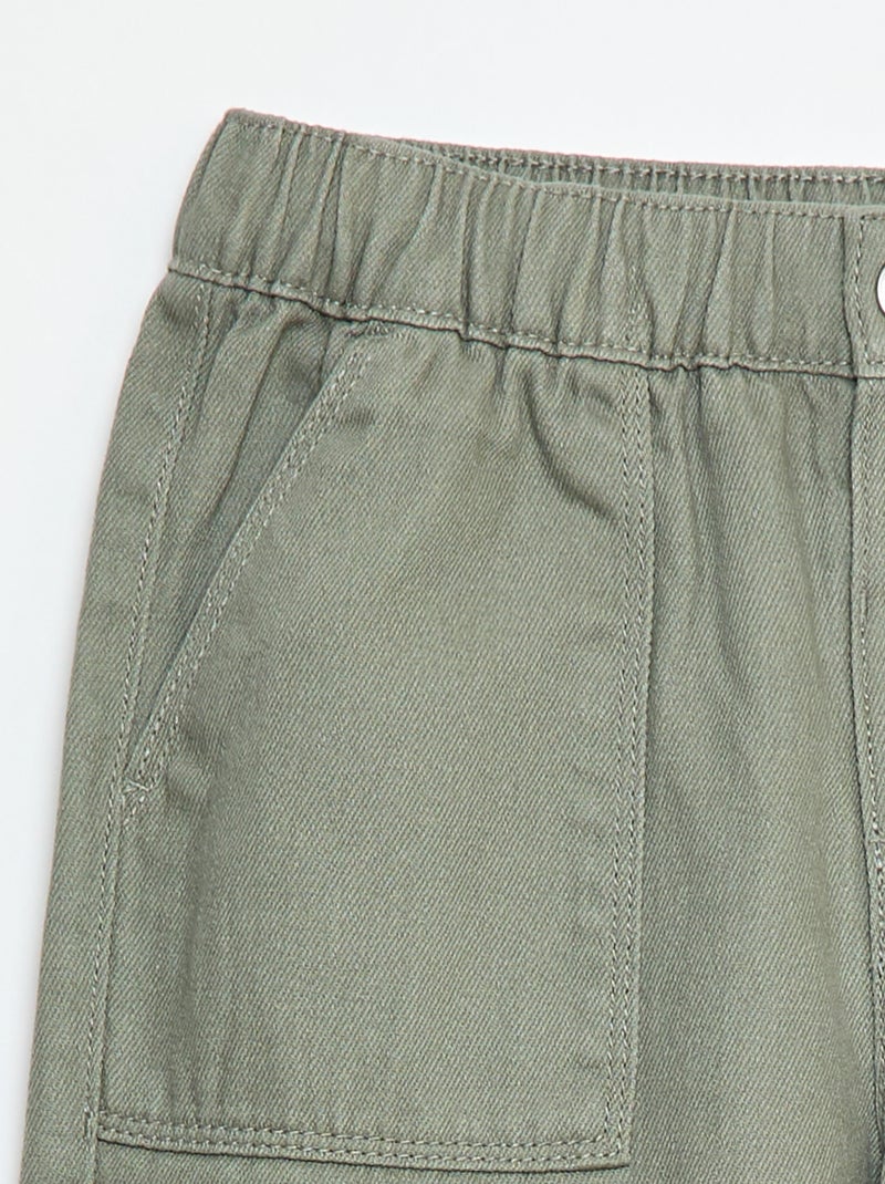 Pantalón wide leg - Corte + cómodo Verde - Kiabi