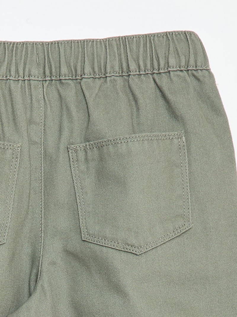 Pantalón wide leg - Corte + cómodo Verde - Kiabi