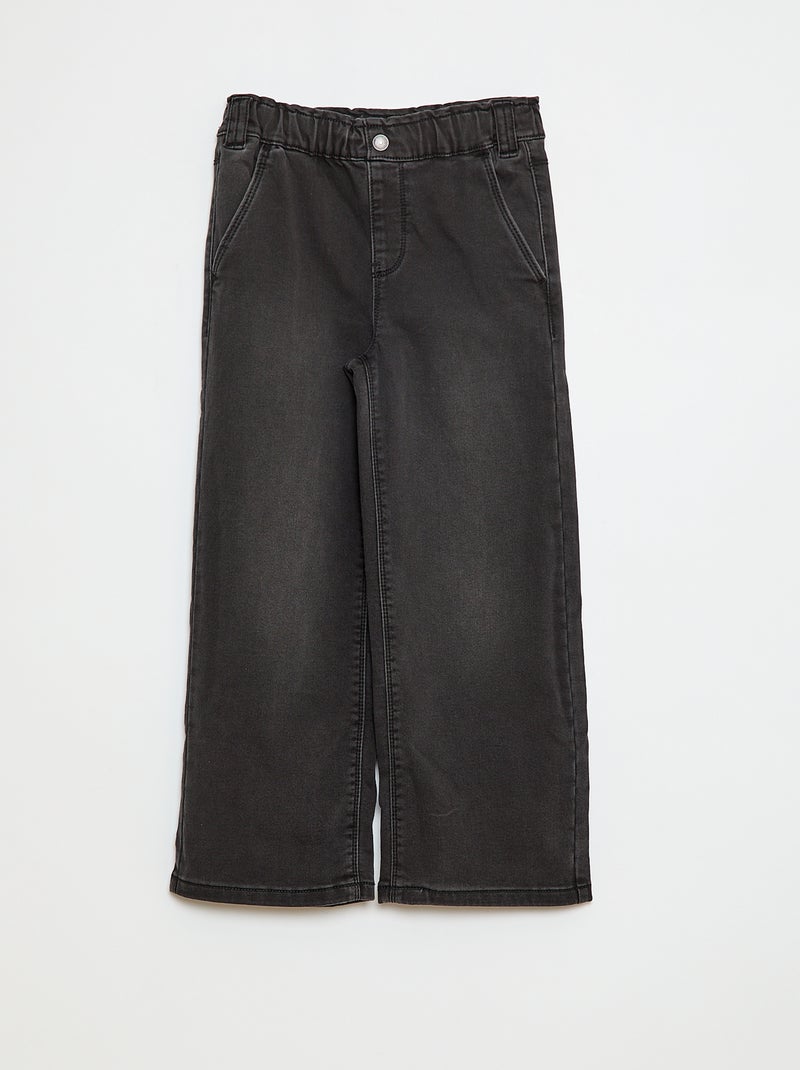Pantalón wide leg  - So Easy Gris - Kiabi