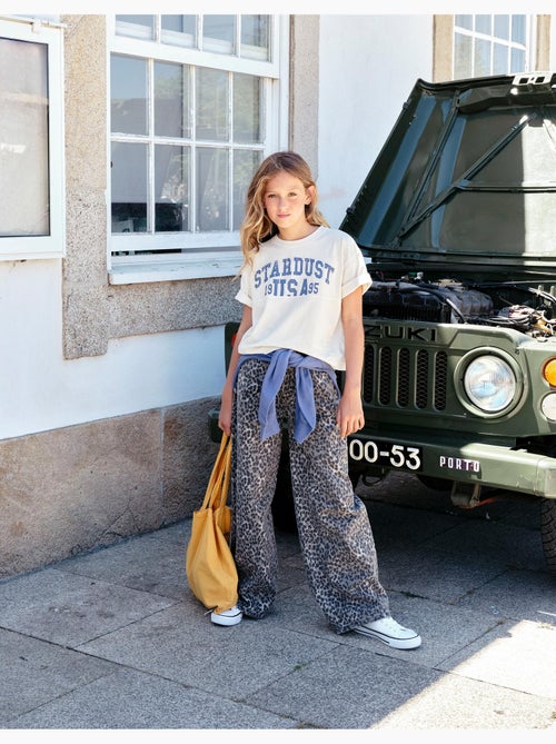 Pantalón wide leg animal print, MO Fashion - Kiabi