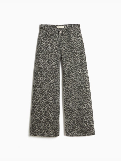 Pantalón wide leg animal print, MO Fashion - Kiabi