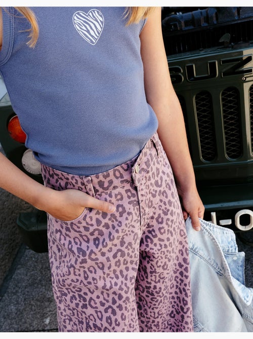 Pantalón wide leg animal print, MO Fashion - Kiabi