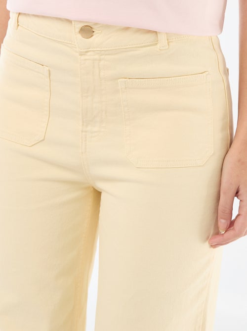 Pantalón wide leg colorido - Kiabi