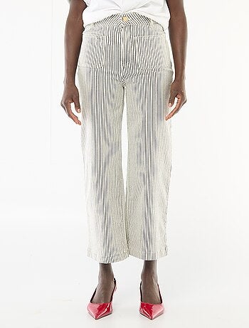 Pantalón wide leg colorido