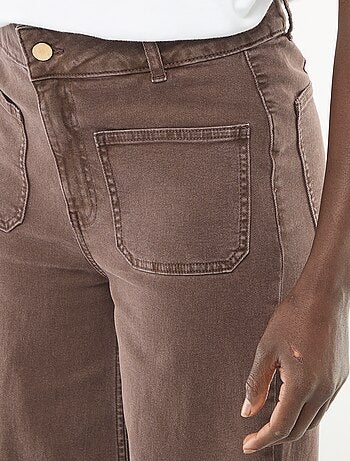 Pantalón wide leg colorido